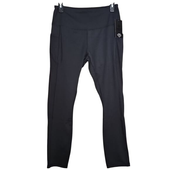 Legend Black Large Women's Leggings Pockets - Picture 1 of 6